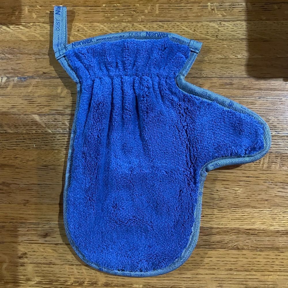 Norwex Dusting Mitt LE Dark Blue NWOT